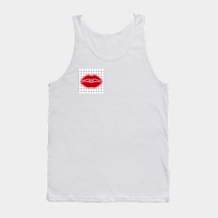 Lip Grid Tank Top